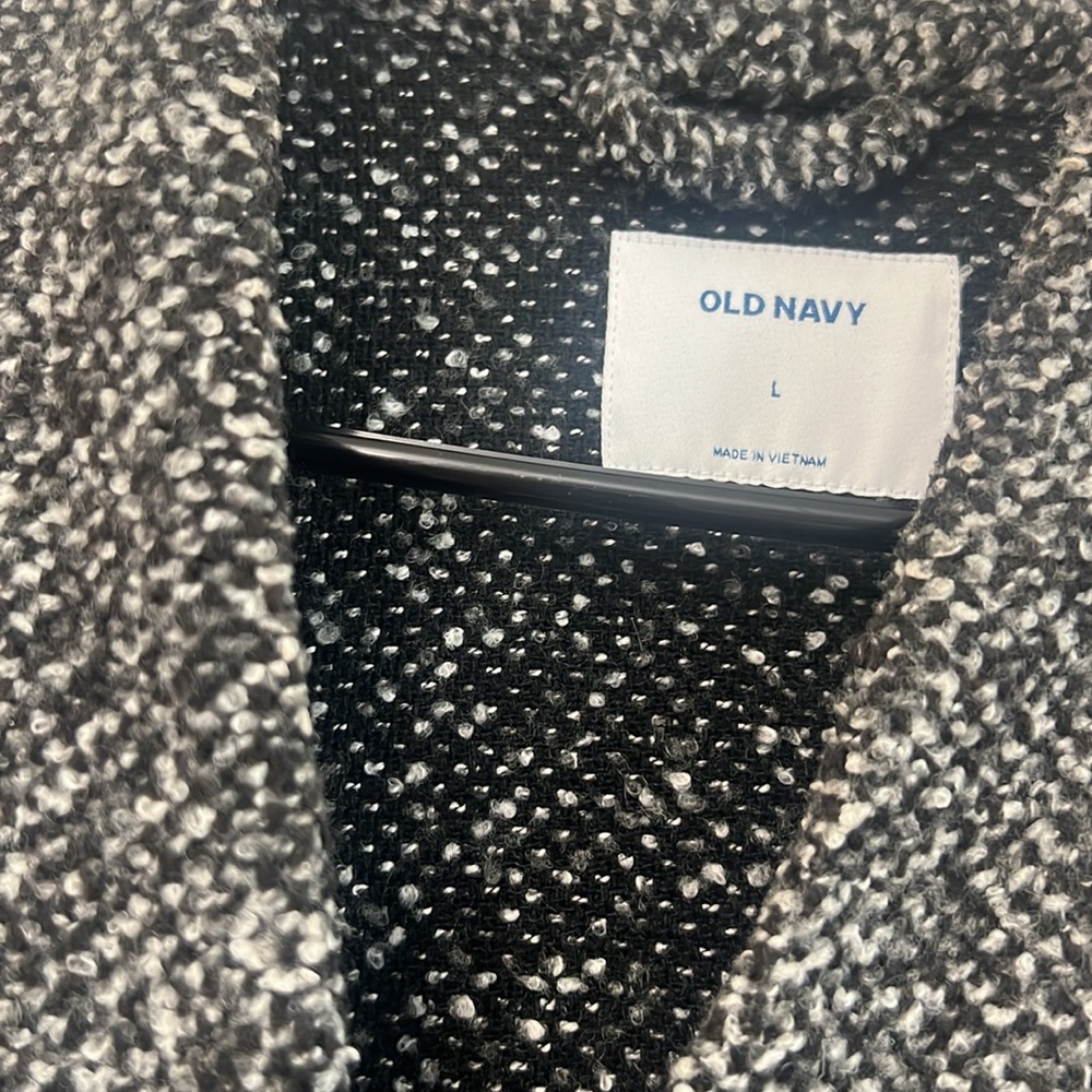 Old Navy Tweed Coat - Womens L - Picture 2 of 8